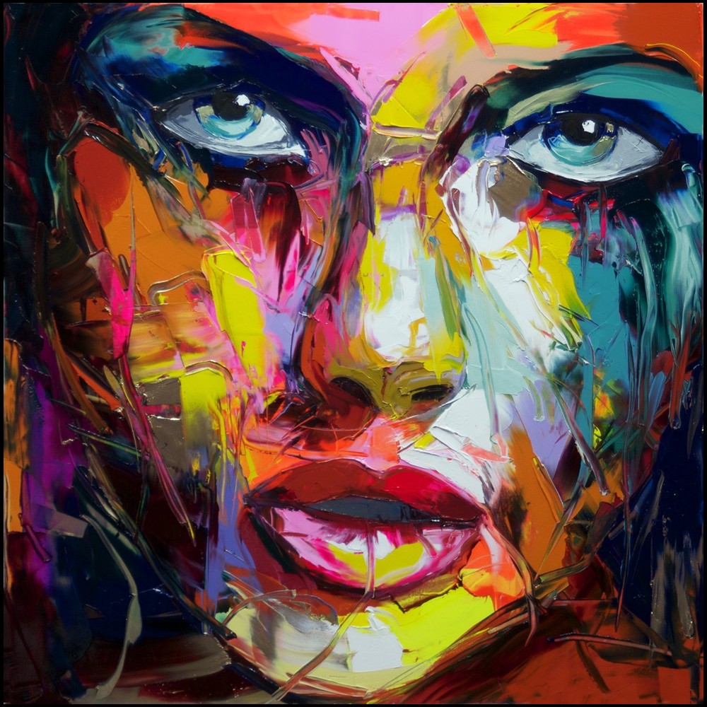 Francoise Nielly Portrait Palette Painting Expression Face175